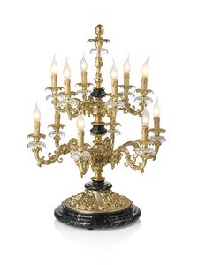 200M250, Lamp in classic style, with marble base