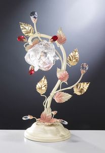 99031, Table lamp with a floral design