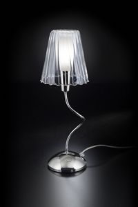 ARIA H 40, Table lamp with crystal lampshade