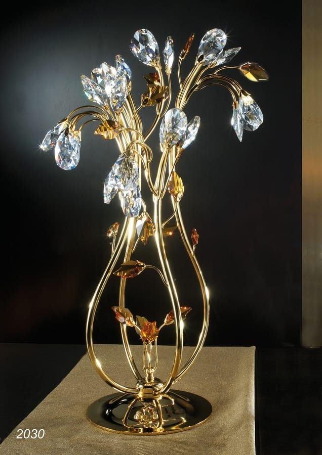escort Regenjas onderdak Table lamp with Swarovski crystal decorations | IDFdesign