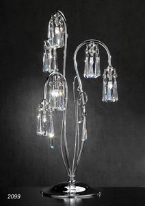 Art. 2099 Orion, Table lamp with glass pendants