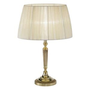 Art. 238/L1-P, Lamp in French gold, for classics living rooms