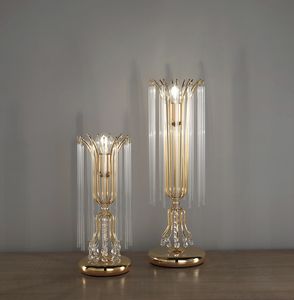Art. 496/LP - 496/LT, Table lamps with Pyrex glass