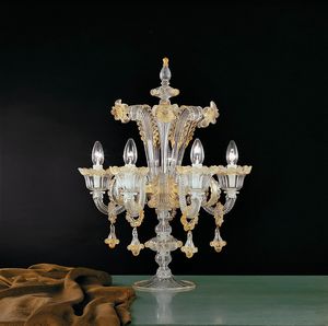 Art. VO 36/T/5, Crystal table lamp, classic style