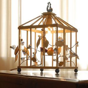Claude TL-01 PG, Table lamp in the shape of a bird cage