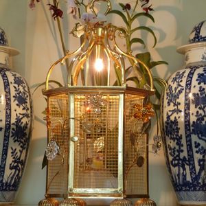 Gregory TL-01 PG, Table lamp in the shape of a bird cage