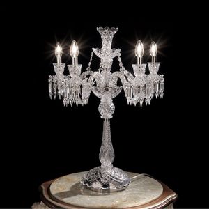 London TL-05 N, Table lamp in Murano glass and Bohemian crystals