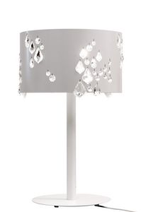 Miss Brilla M5626B, Table lamp, with lampshade decorated with crystals