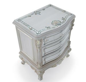 Amaranto, Bedside table with mother-of-pearl inlays