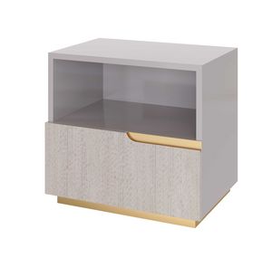 Art. 6035 Clizia, Wooden bedside table with 1 drawer