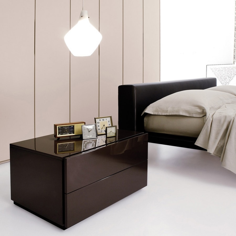HARU nightstand, Cabinets with drawers with an essential style