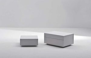 Lato nightstand, Bedside table with an essential design