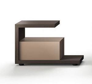 Logo, Bedside table with asymmetrical shape