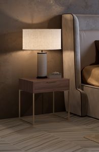 Nox nightstand, Bedside table with minimal design