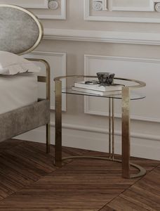 Richard, Bedside table with glass top