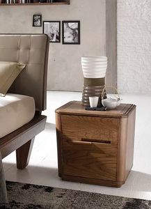 Tea Glam, Bedside table with rounded shapes