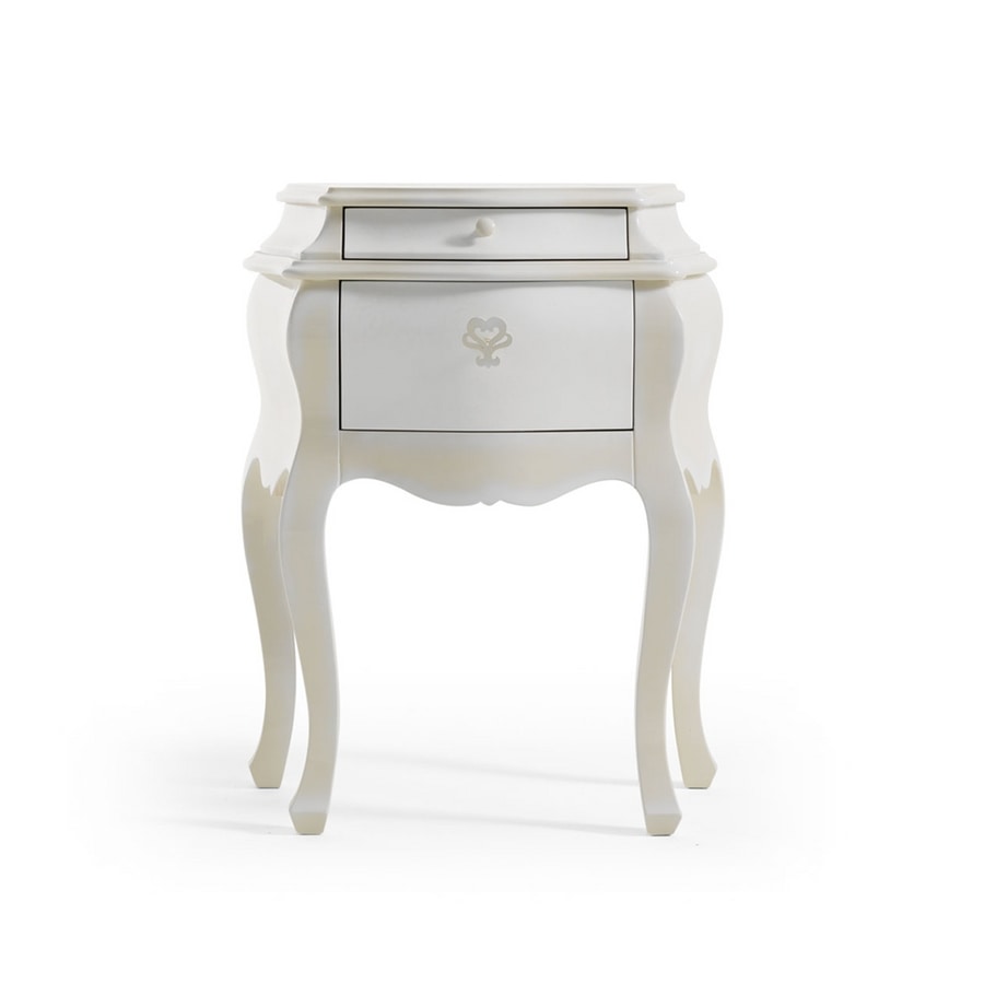 Turandot Art. 461, Bedside table with a classic design