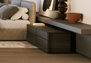 Wide, Modern bedside tables available in various configurations