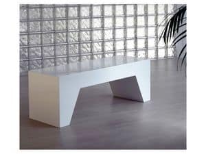 OMNIA, Glossy or matt lacquered bench