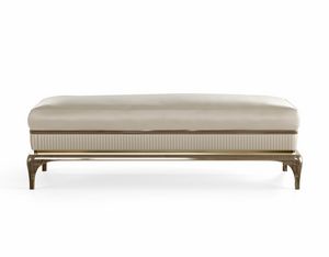Alexander Glam Art. A35, Bed bottom bench with leather covering
