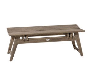 Banawa 02C5, Teak wood bench, for outdoor use