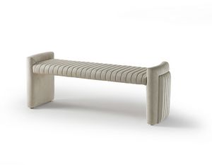Shell, Fully upholstered bench