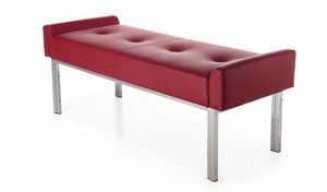 Siviglia, Upholstered bench, with raised sides