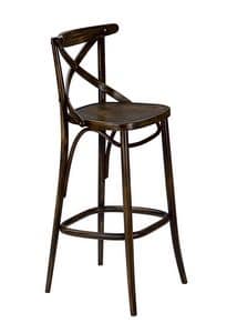Golia SG, Barstool in bentwood, for pubs and taverns