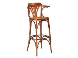 SG/600, Tall stool made of wood, for bars, pubs and restaurants