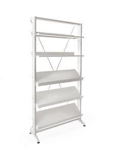 Andy, Modular bookcase with metal separators