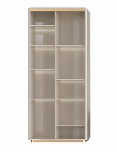 Art. 6008 Clizia, Bookcase with LED lighting