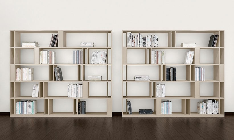 BRERA comp.02, Bifacial library for living area, high design