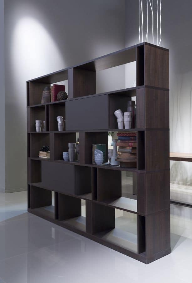 BRERA comp.01, Library of high design with double side, customizable