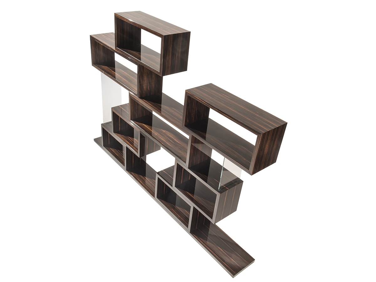 Chaos, Modular bookcase, with a geometric design