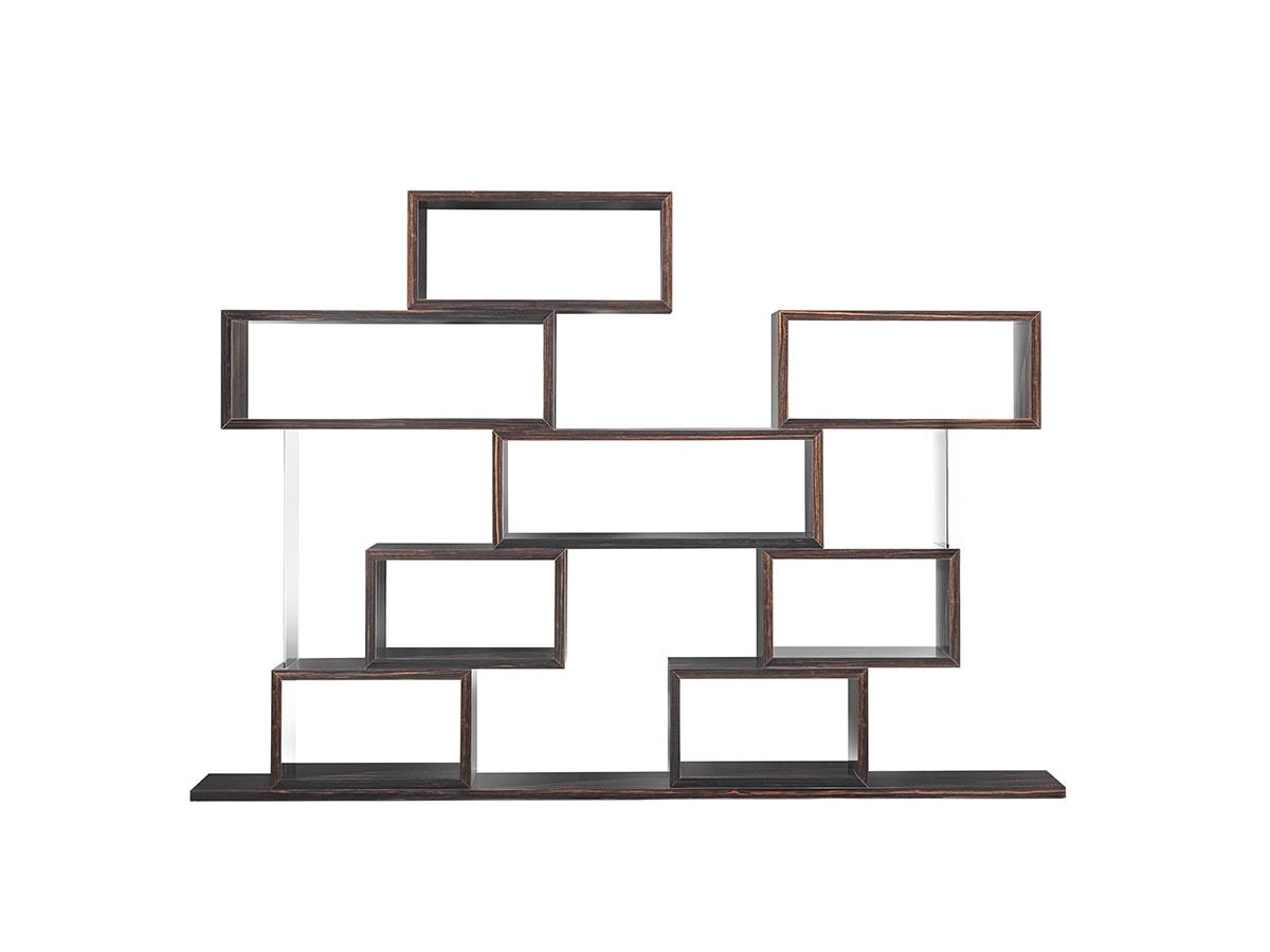 Chaos, Modular bookcase, with a geometric design