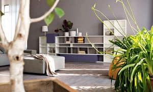 Citylife 31, Modular bookcase suited for modern living rooms