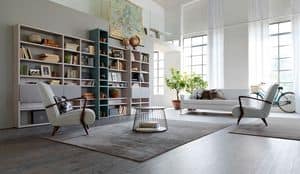Citylife 35, Modular bookcase suited for residential environments