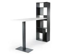 Dais, Vertical bookcase with worktop