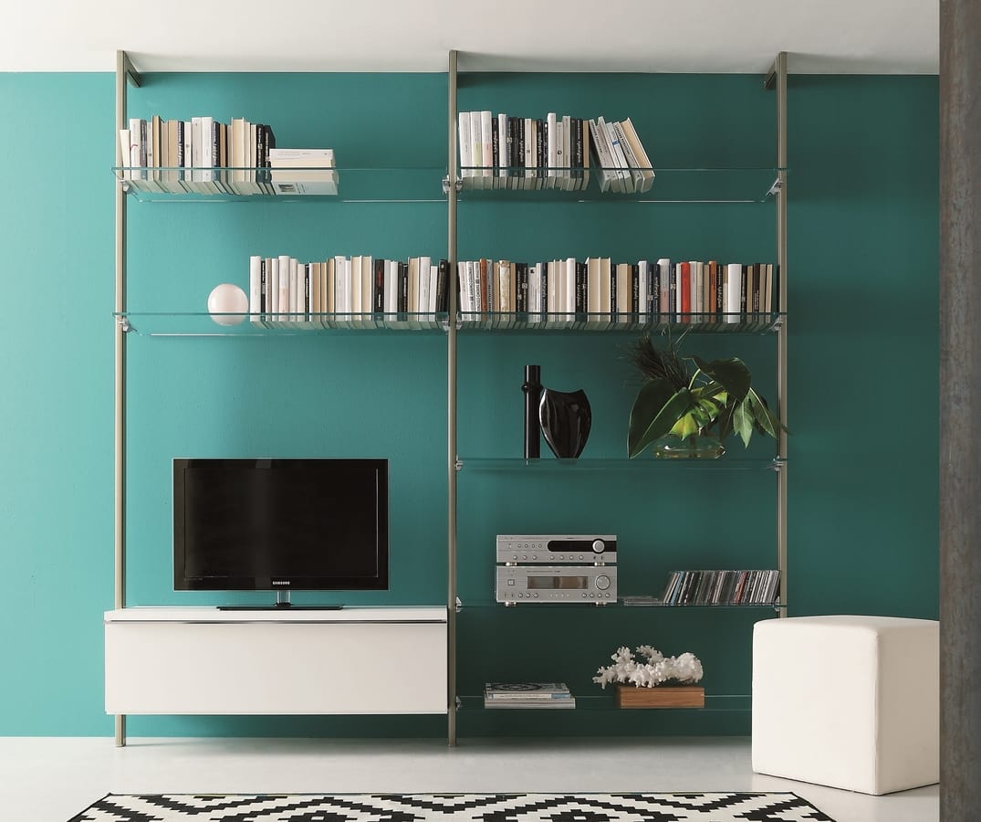 dl300 clark, Two-sided modular bookcase