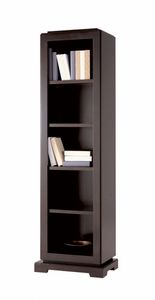 Downtown bookcase, Wooden bookcase with adjustable shelves