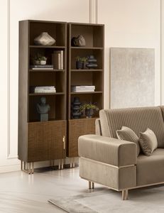 FIAMMA bookcase, Modular bookcase, versatile and functional