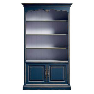 Lorena FA.0100, Classic bookcase with shelves and doors