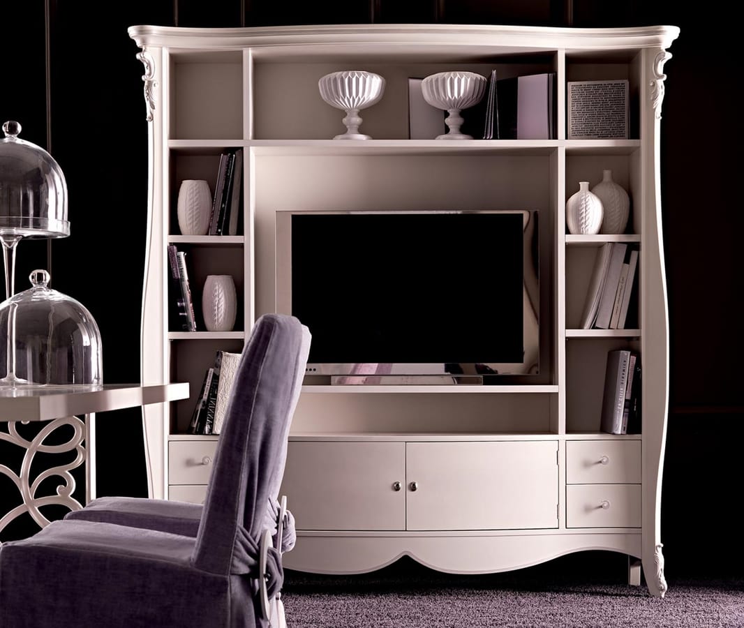 Melissa Art. 765, Bookcase with refined carvings