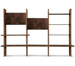 S-152, Wall bookcase equipped with doors and shelves