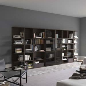 Spazioteca SP017, Modular bookcase, tailor-made, for professional use