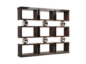 Spheres, Bookcase with high aesthetic rigor