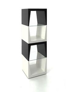 Totem, Column for objects with glass shelves