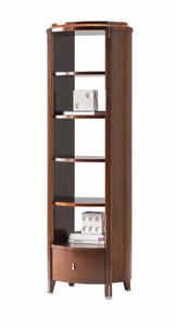Vendome etagere, Wooden etagere with drawer
