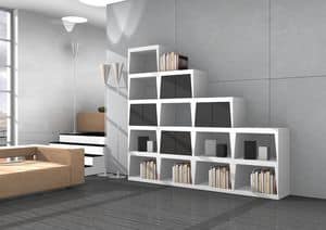 Victoria, Modular shelving in various sizes and colors