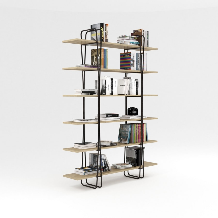 Ypsilon, Bookcase with iron structure